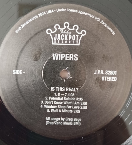 Wipers : Is This Real? (LP,Album,Reissue,Remastered)
