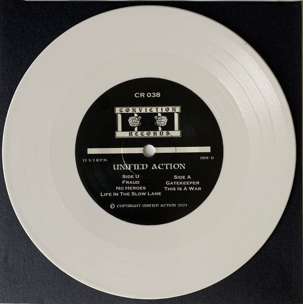 Unified Action : This Is a A War (7", Ltd, Whi)