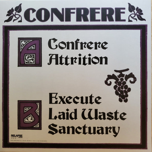 Poison Ruïn : Confrere (12",45 RPM,EP)