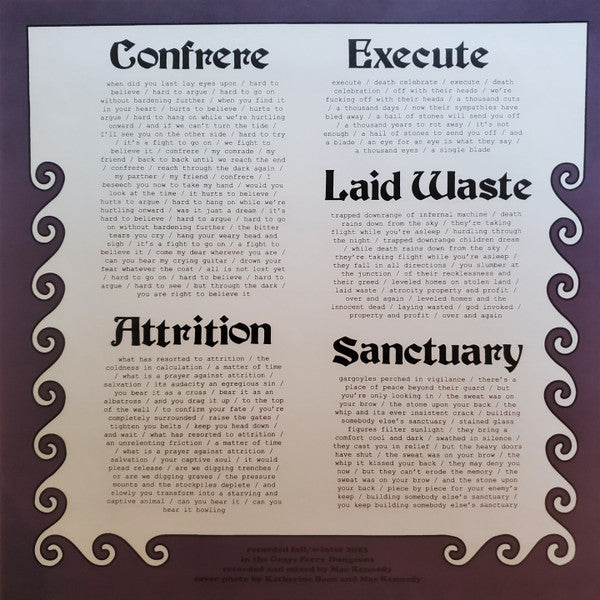 Poison Ruïn : Confrere (12",45 RPM,EP)