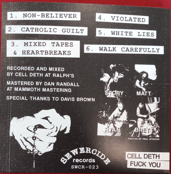 Cell Deth : Catholic Guilt (7",45 RPM,EP,Stereo)