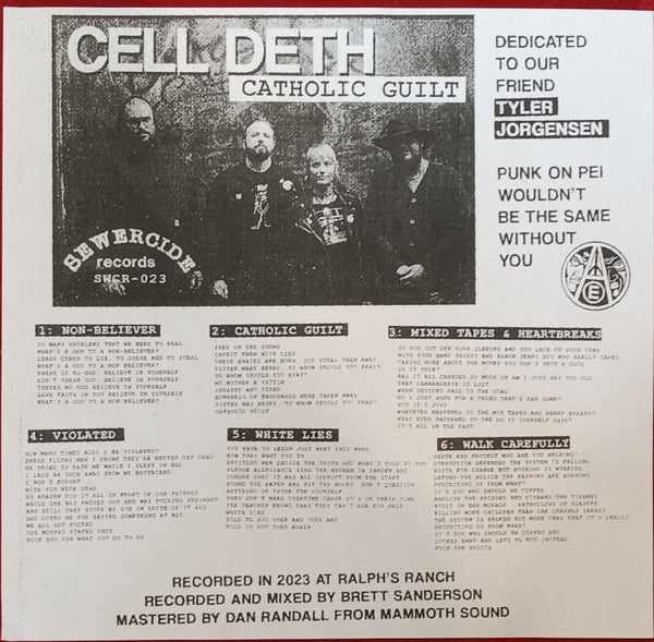 Cell Deth : Catholic Guilt (7",45 RPM,EP,Stereo)