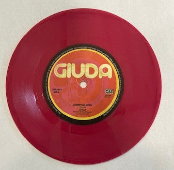 Giuda (2) : Louder Than Action (7", Single, Ltd, Pin)
