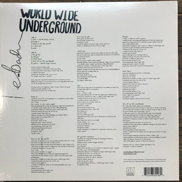 Erykah Badu : Worldwide Underground (LP,Album,Reissue)