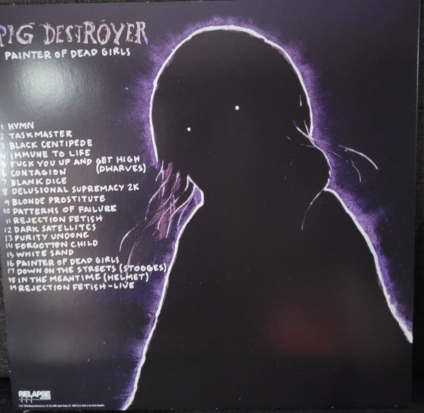 Pig Destroyer : Painter Of Dead Girls (LP,Single Sided,Compilation,Reissue)