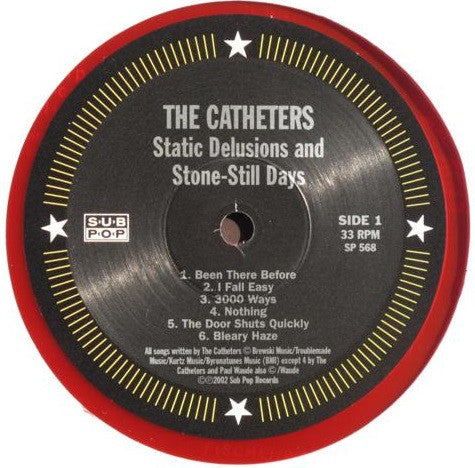 The Catheters : Static Delusions And Stone-Still Days (LP, Album, Ltd, Red)