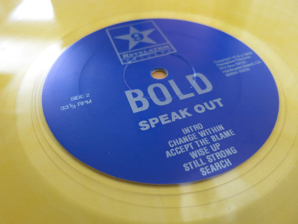 Bold (2) : Speak Out (LP,Album,Reissue)