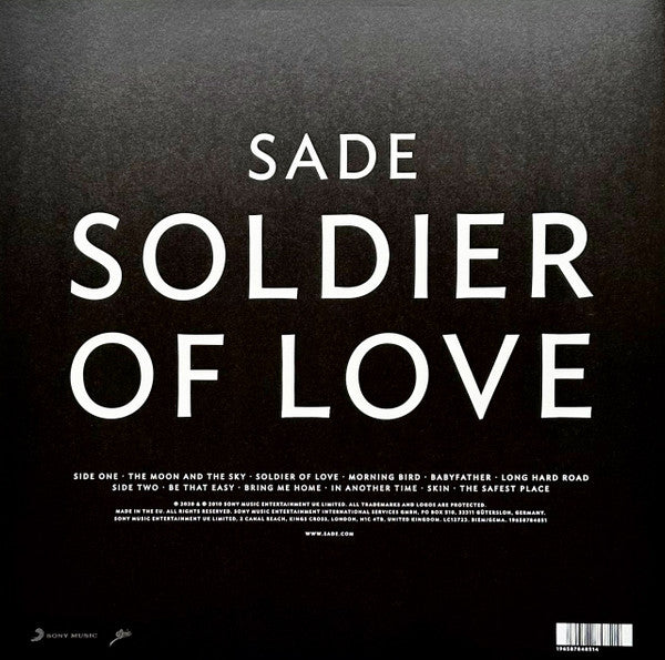 Sade : Soldier Of Love (LP,Album,Reissue,Remastered)
