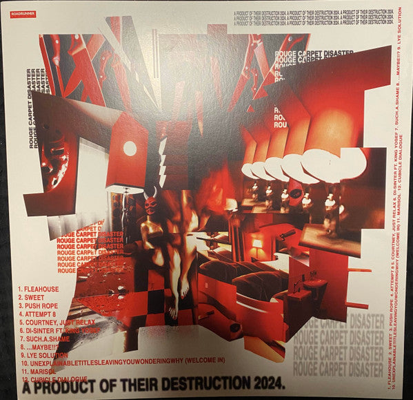 Static Dress : Rouge Carpet Disaster (Redux) (LP,Limited Edition,Numbered)