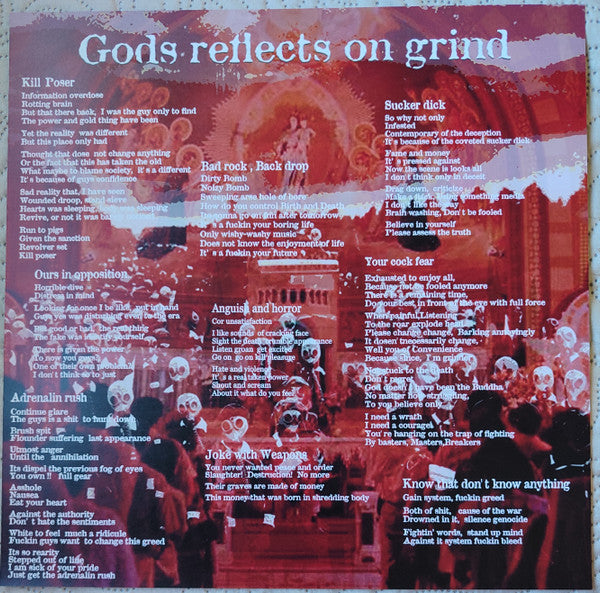Excreteass : Gods Reflects On Grind (LP,45 RPM,Album)