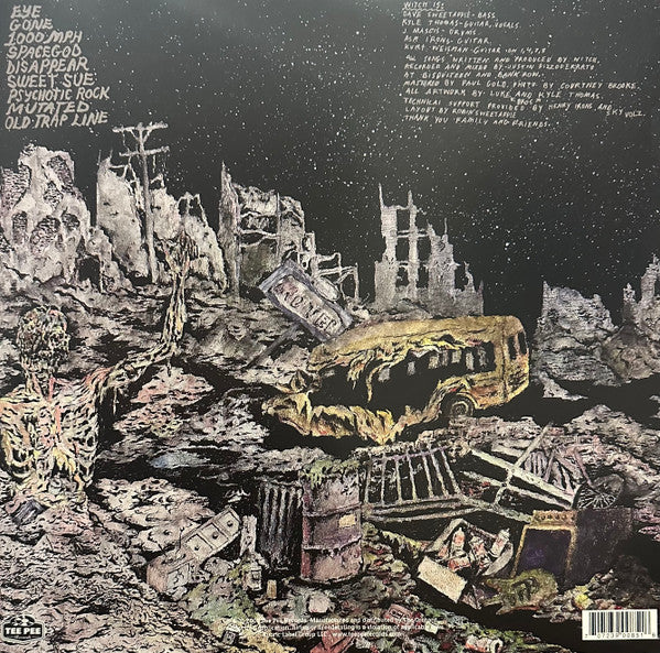 Witch : Paralyzed  (LP,Album,Reissue)