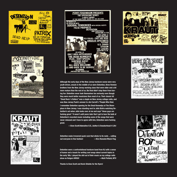 Detention (2) : Dead Rock 'N Rollers (12",45 RPM,Mini-Album,Deluxe Edition,Remastered,Stereo)