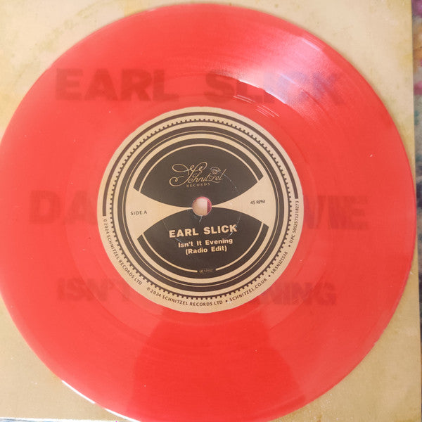 Earl Slick X David Bowie : Isn't It Evening (7", Ltd, Red)