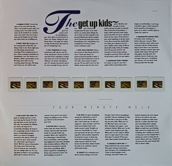 The Get Up Kids : Four Minute Mile (LP, Album, RP, Cle)