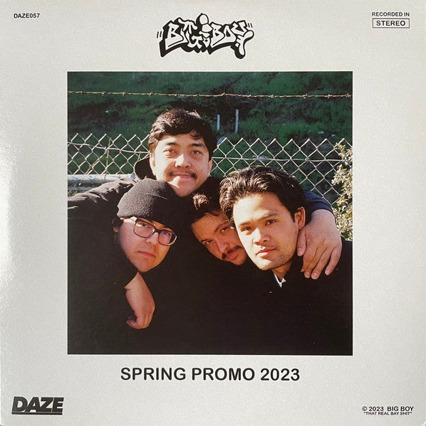 Big Boy (25) : Spring Promo 2023 (7",33 ⅓ RPM,Repress,Stereo)