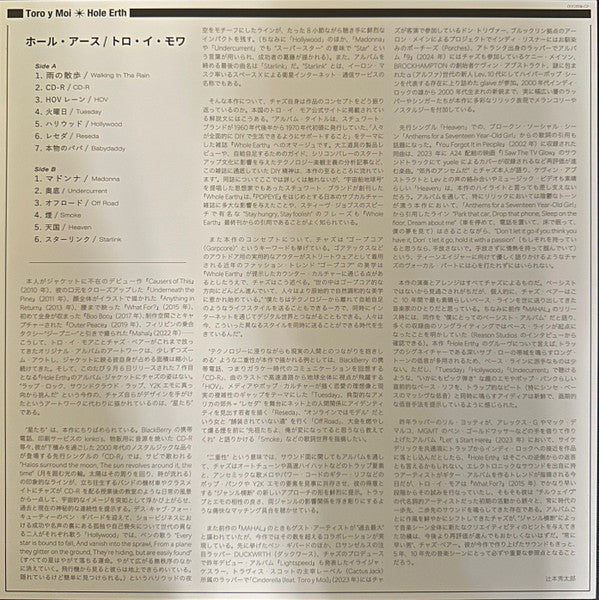 Toro Y Moi : Hole Erth (LP, Album, Bioplastic, Ltd, Num, 180)