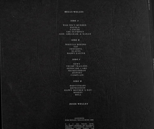 Jesse Welles : Hells Welles (2xLP, Ltd)
