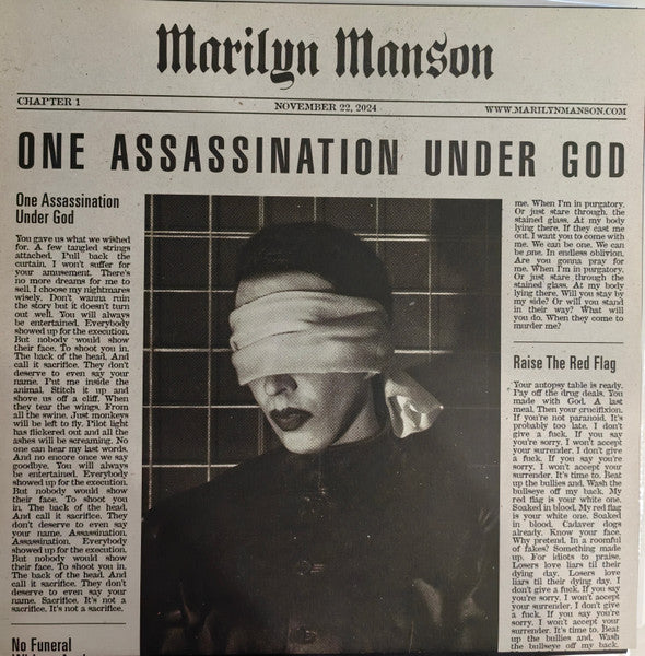 Marilyn Manson : One Assassination Under God (Chapter 1) (LP,Album)
