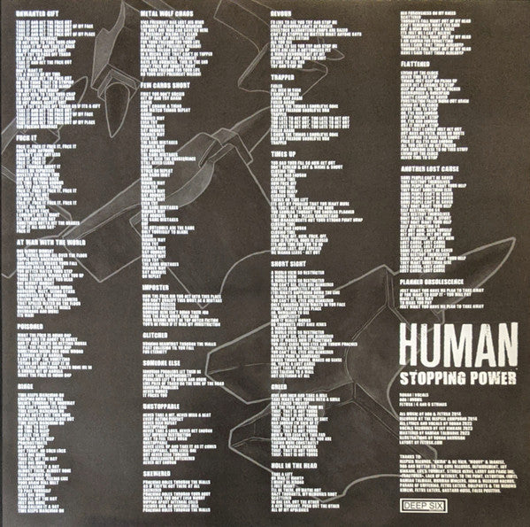Human (53) : Stopping Power (LP, Album, Blu)