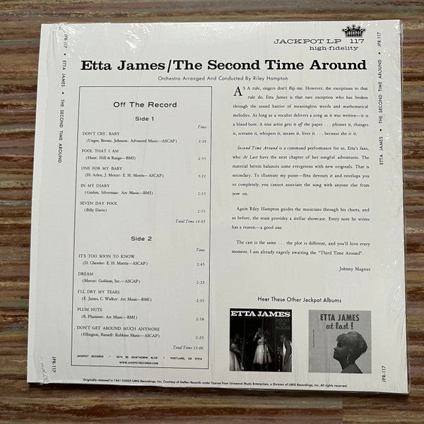 Etta James : The Second Time Around (LP,Album,Reissue,Stereo)