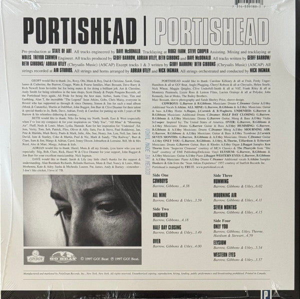 Portishead : Portishead (LP,Album,Reissue,Stereo)