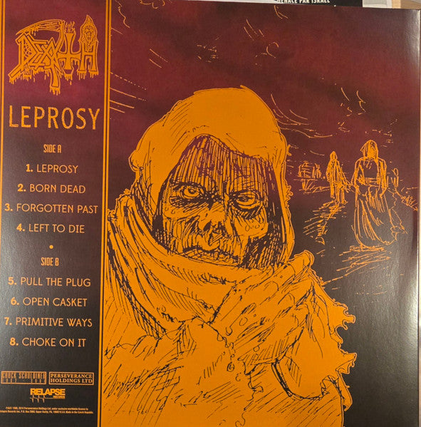 Death (2) : Leprosy (LP,Album,Reissue)