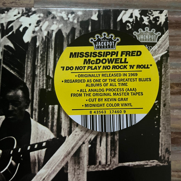 Mississippi Fred McDowell* : I Do Not Play No Rock 'N' Roll (LP, Album, RE, Mid)