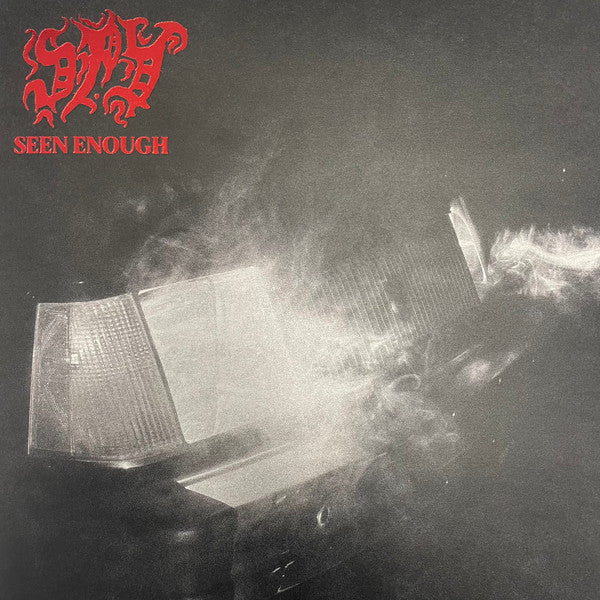 Spy (55) : Seen Enough (12", S/Sided, EP, Bla)