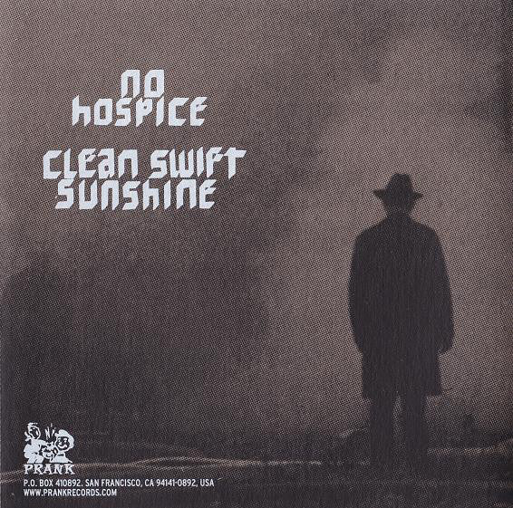 No Statik : No Hospice (7", Single, Ltd, TP, W/Lbl, Han)