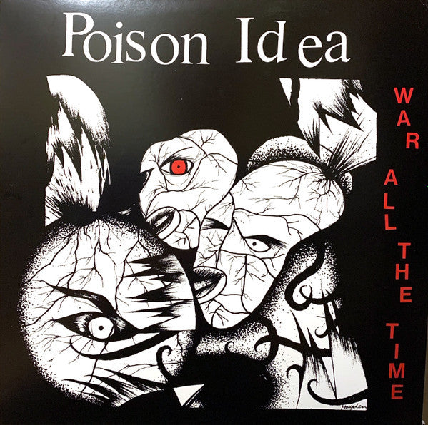 Poison Idea : War All The Time (LP, Album, RE, RM)
