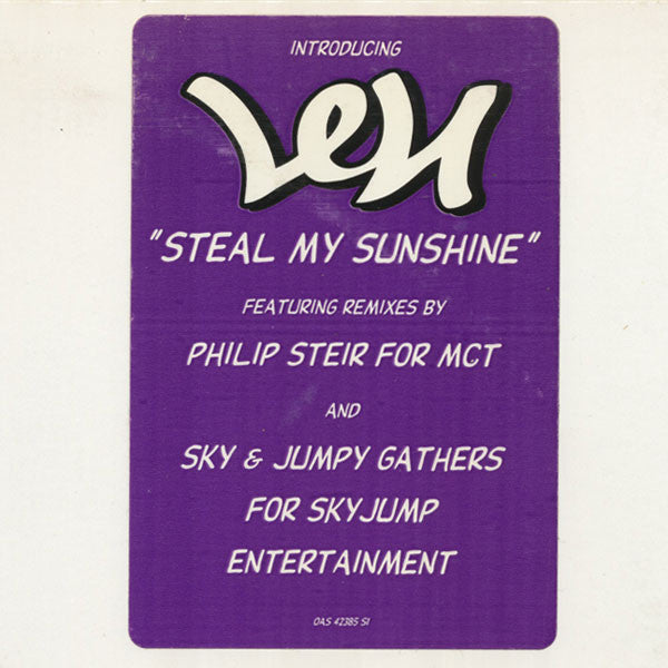 Len : Steal My Sunshine (12",33 ⅓ RPM)