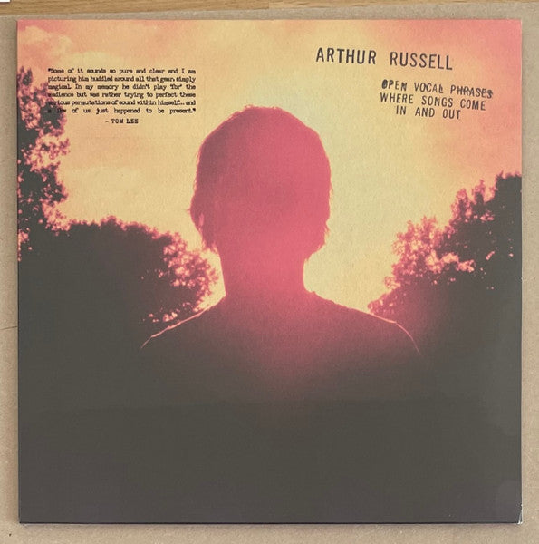 Arthur Russell : Open Vocal Phrases Where Songs Come In And Out (Live 12/20/85)  (2xLP, Album, Ltd)
