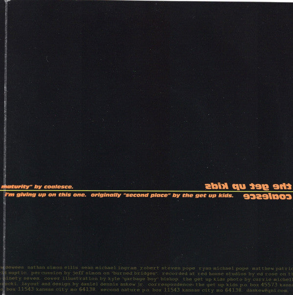 Get Up Kids, The ∙ Coalesce : The Get Up Kids ∙ Coalesce (7",45 RPM,Repress)