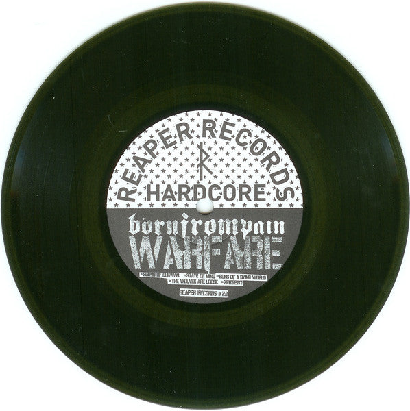 Born From Pain : Warfare (7", Ltd, Gre)