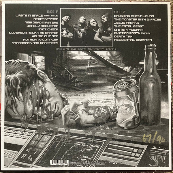 Municipal Waste : The Fatal Feast (Waste In Space) (LP,Album,Limited Edition,Numbered,Reissue,Special Edition,Stereo)