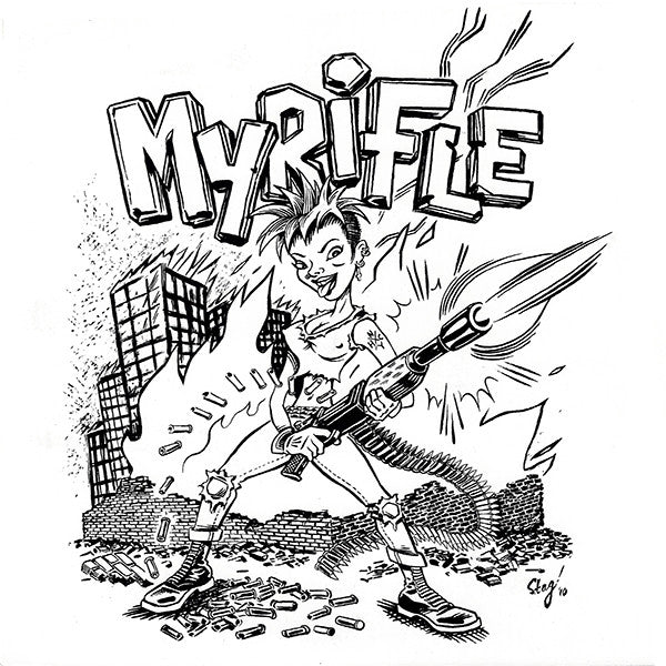 My Rifle : Fall On Your Sword (7", Cle)