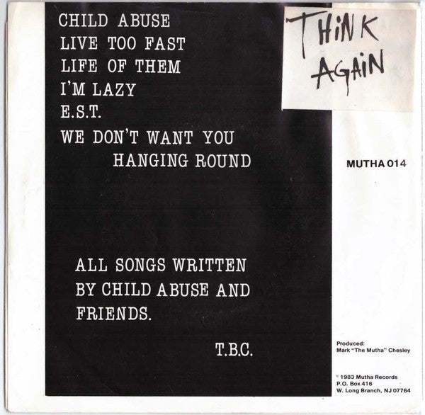 Child Abuse (3) : Bring It (7", EP)