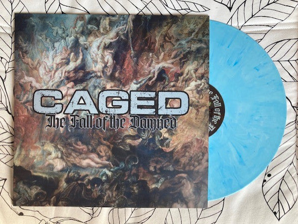 Caged (4) : The Fall Of The Damned (12", MiniAlbum, Blu)