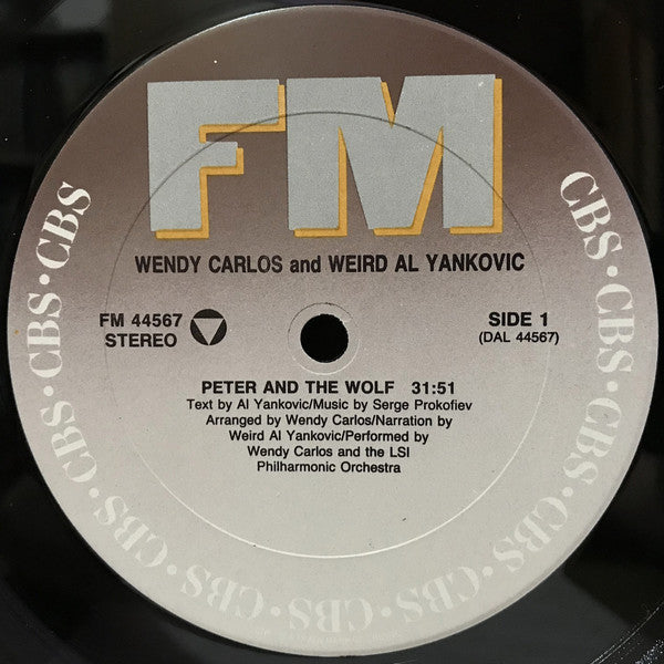 "Weird Al" Yankovic, Wendy Carlos : Peter & The Wolf / Carnival Of The Animals - Part II (LP)