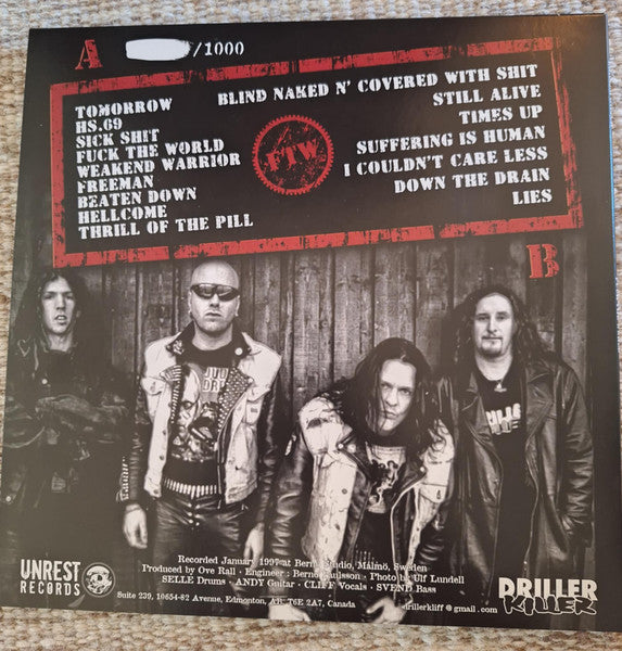 Driller Killer : Fuck The World (LP,Album,Limited Edition)