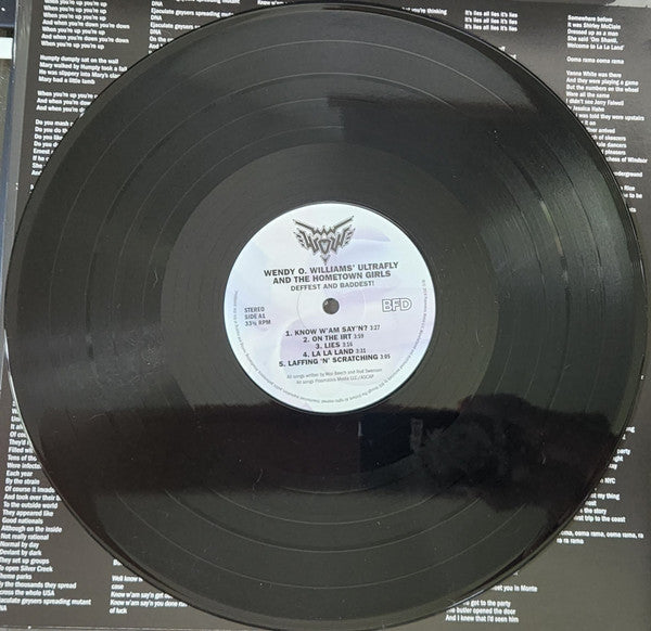 Wendy O. Williams' Ultrafly And The Hometown Girls : Deffest! And Baddest! (LP,Album,Limited Edition,Numbered)