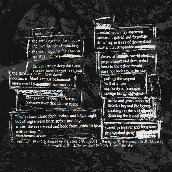 Serpentine Path : Erebus / Depravity (7",33 ⅓ RPM,Limited Edition)