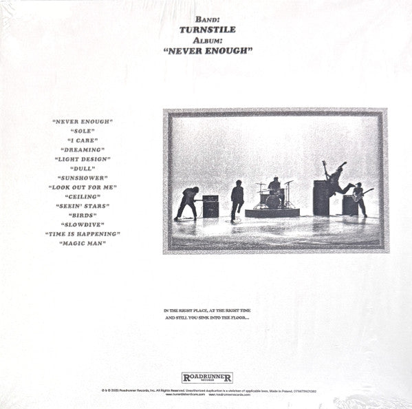Turnstile (2) : Never Enough (LP,Album,Limited Edition)