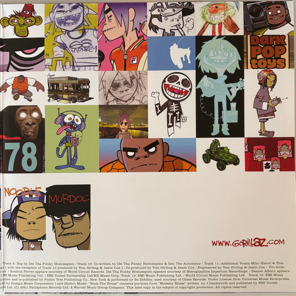 Gorillaz : Gorillaz (LP,Album,Repress,Stereo)