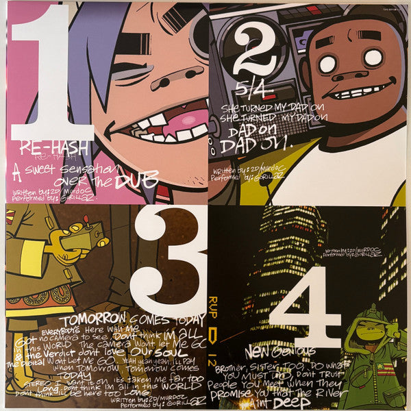 Gorillaz : Gorillaz (LP,Album,Repress,Stereo)