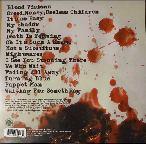 Jay Reatard : Blood Visions (LP,Album,Numbered,Reissue)