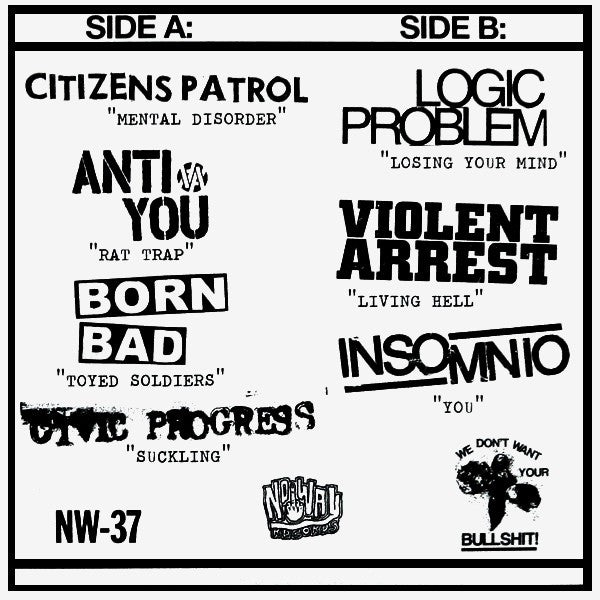 Various : No Bullshit Vol.4 (7", EP, Comp, Gre)