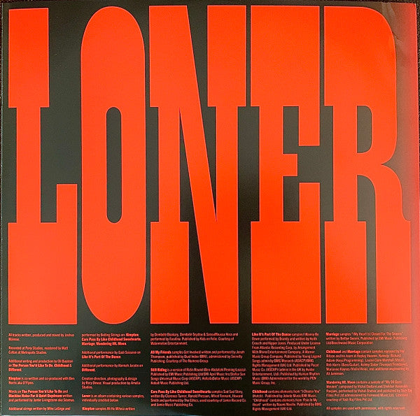 Barry Can't Swim : Loner (LP,Album,Limited Edition)