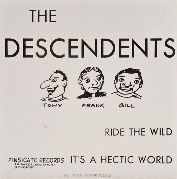 Descendents : Ride The Wild / It's A Hectic World (7",45 RPM,Unofficial Release)