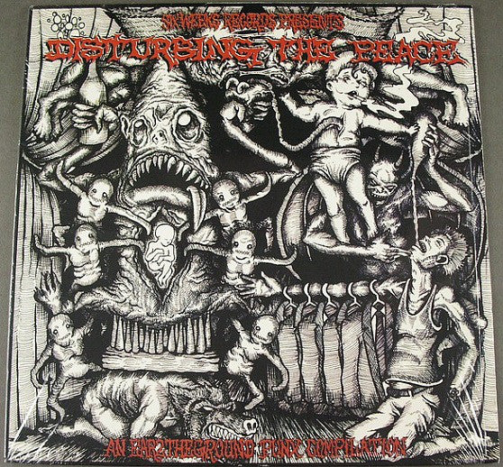 Various : Disturbing The Peace - An Ear2theground Punx Compilation (LP,Compilation)